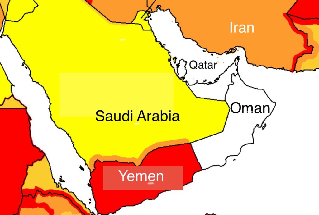 As a result, Japan gave Qatar and Oman a danger rating of 1, with expectations that a higher level could occur. (MOFA/ ANJ)