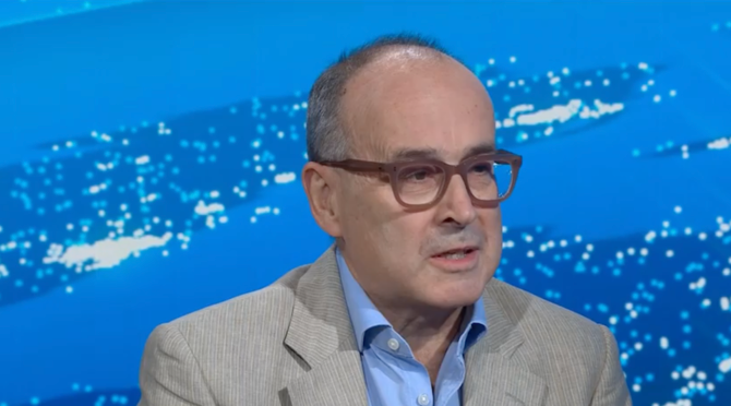 Dr. Nick Maynard, a veteran of humanitarian missions in Gaza over the past 15 years, spent four weeks working at Nasser Hospital in the south of the Strip. (Screenshot/Sky News)