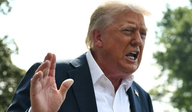 US President Donald Trump said on Thursday it was important that Middle Eastern countries join the Abraham Accords, which aim to normalize diplomatic ties with Israel, saying it will ensure peace in the region. (AFP/File)