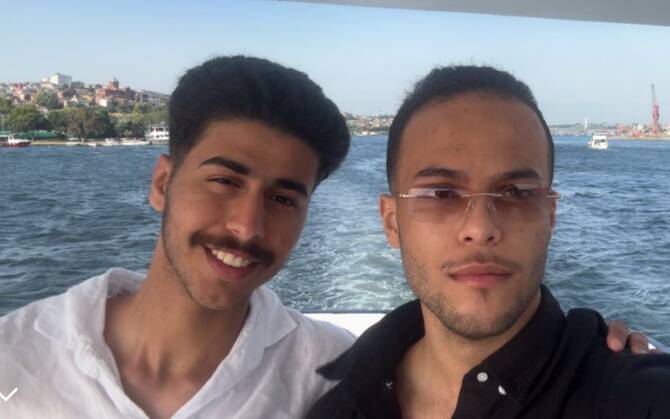 Mohammed Al-Qasim (left) was 