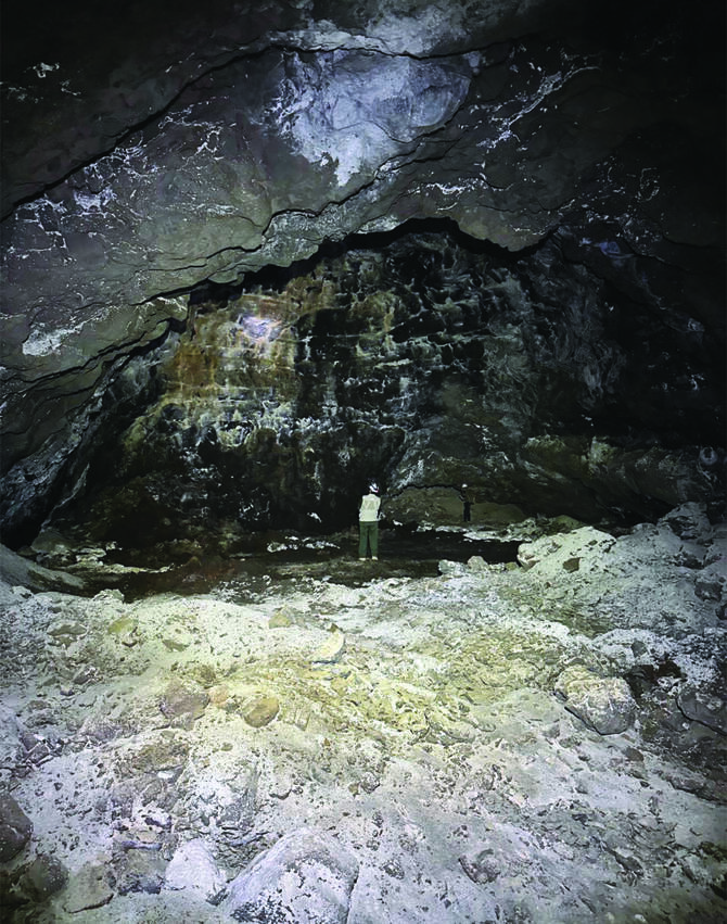 According to researcher Hassan Al-Rashidi caves are ‘a rare geological, tourism, and environmental treasure that must be preserved.’ (Supplied)