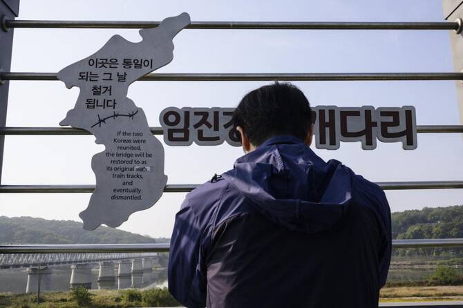 Speaking on the 80th anniversary of Korea’s liberation from Japanese colonial rule, Lee’s overture came amid soaring tensions fueled by North Korean leader Kim Jong Un’s nuclear ambitions and deepening ties with Russia over the war in Ukraine. (FILE/AFP)