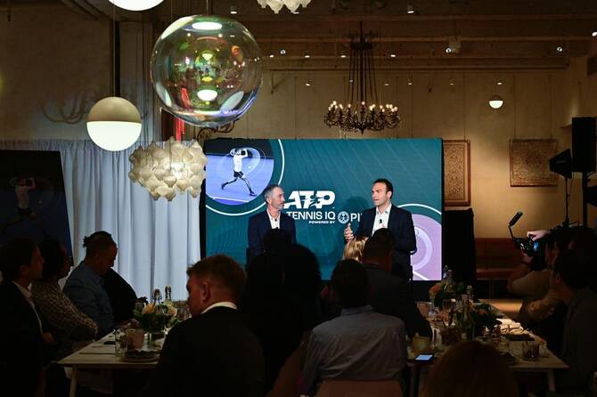 The ATP and Saudi Arabia’s Public Investment Fund on Friday launched an updated technology platform designed to give players unprecedented access to performance data and analytics. (Getty Images)