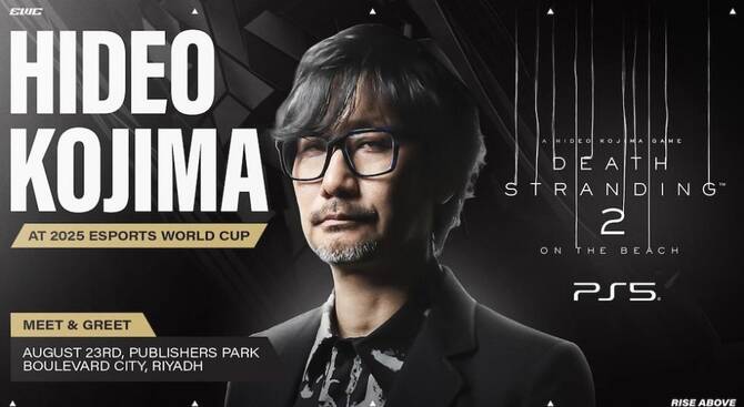 Kojima will discuss the development of “Death Stranding 2: On the Beach” and deliver insights into the game’s creation at the global event. (Supplied)