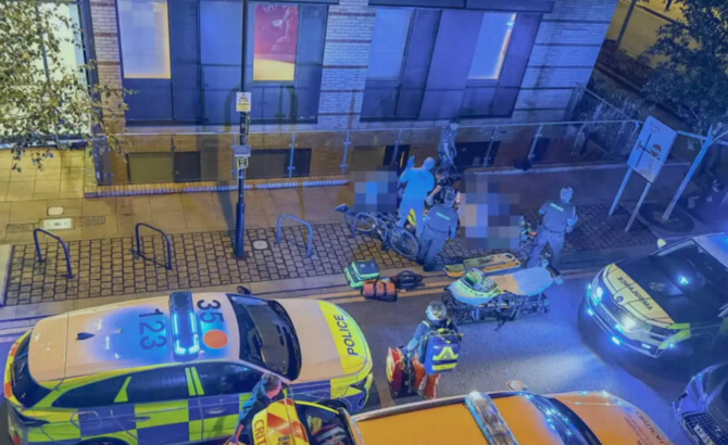 Two men have been arrested following the fatal stabbing of a student in a park in the English city of Cambridge on Friday night. (Screenshot/X)