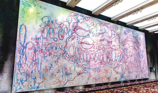 アル・ウラーの影響を受けた絵画『Untitled』。(写真 / 提供)