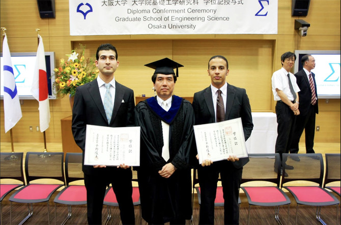 日本の大学卒業式（提供写真）