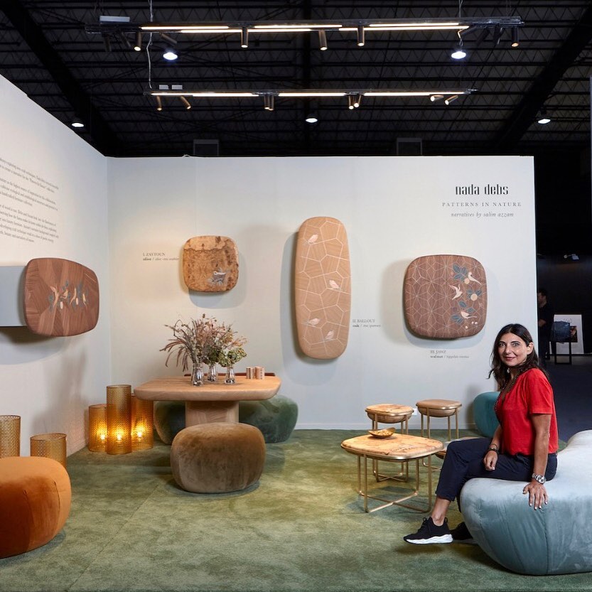 レバノン人のデザイナー、ナダ・デブスは、すべての家具のデザインや作品にレバントと日本の精神を融合させた。（提供）