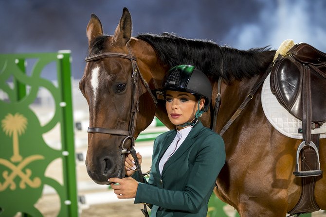 ダルマが現在楽しみにしているのは、初めて母国で行われるディルイーヤ馬術大会でサウジアラビアの男女混合馬術チームに加わり、彼女のスポーツキャリアにおける新たな節目を迎えることだ。(提供)