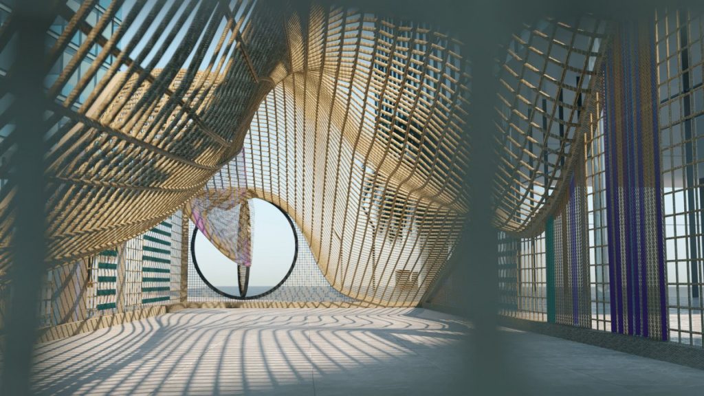 ドバイデザインウィークのサウジアラビアの展示の様子。(写真:提供)