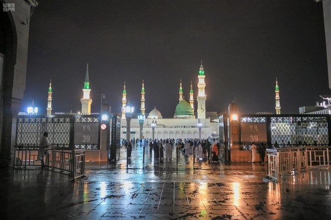 サウジアラビアのメディナは、イスラム教の主要な巡礼地であり、定期的にこの場所を訪れる信心深いイスラム教徒が大勢いる。（SPA）