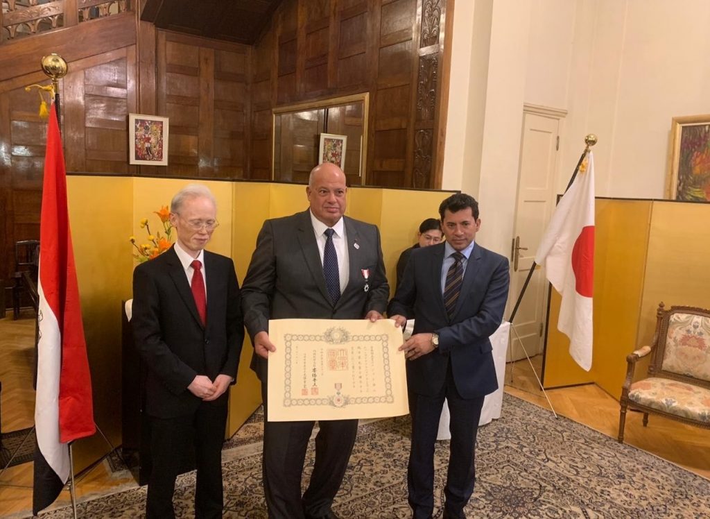 ラシュワン氏は試合で日本人の対戦相手、山下氏が痛めていた右ふくらはぎを狙わなかったことで知られる(提供)。