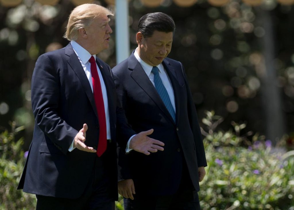 ドナルド・トランプ米大統領と中国の習近平国家主席。（AFP）