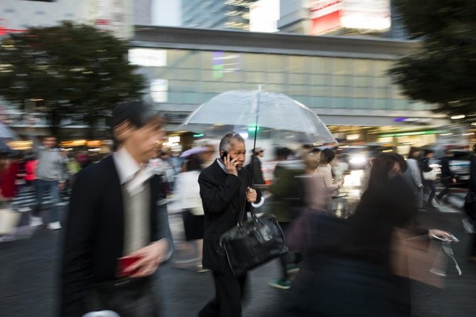 第3四半期の日本の経済成長率は過去1年間で最も弱いものとなった。（AFP）