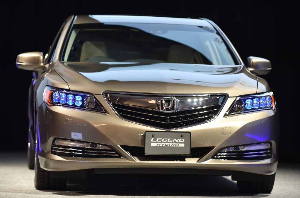 レジェンドの小売価格は約1000万円(9万1000ドル)で、標準的な車より40%高くなる。(AFP通信)
