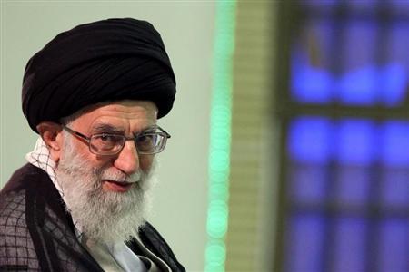 イランの最高指導者アリ・ハメネイ師。(ロイター)