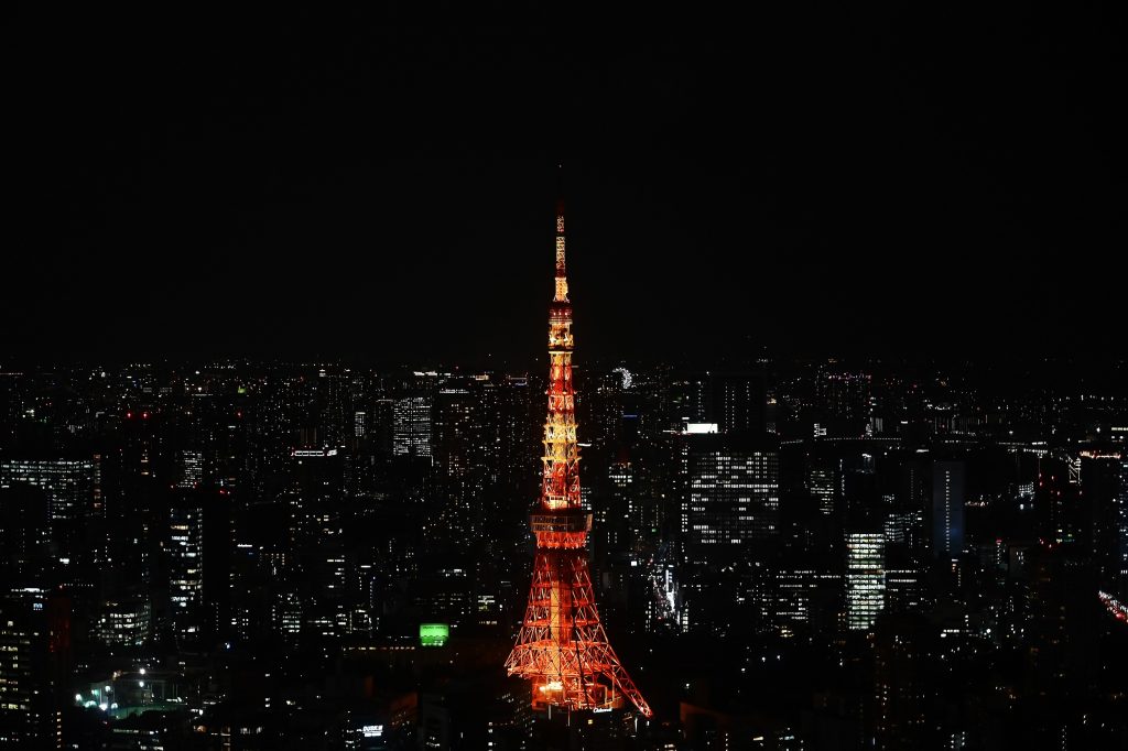 東京タワー、2019年10月24日。(AFP)