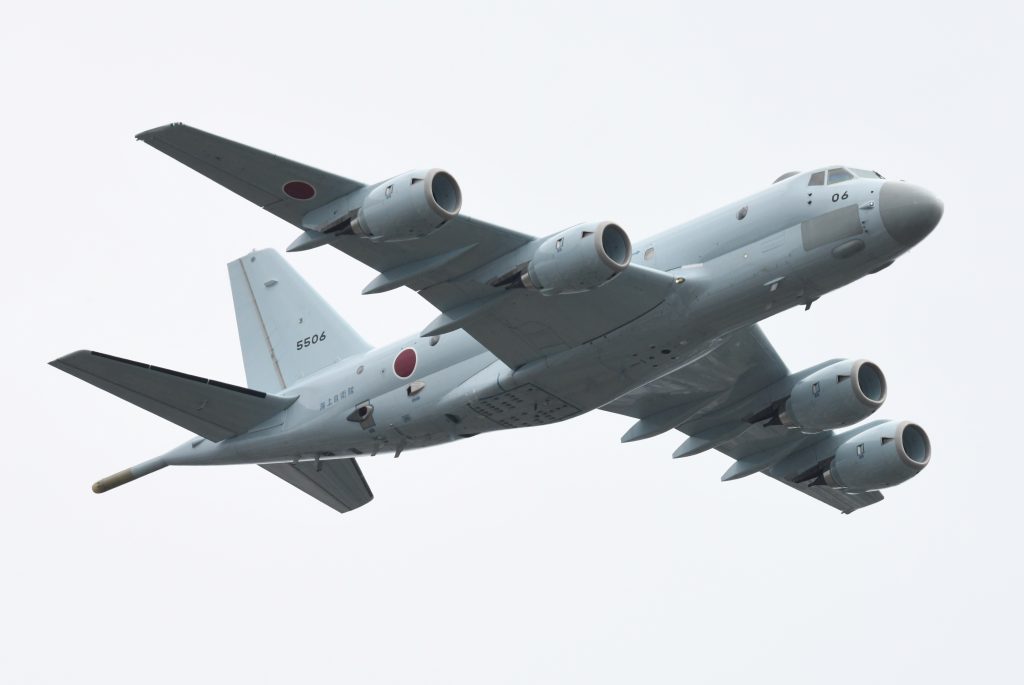 哨戒機部隊として派遣されるのは隊員約６０人で、約３カ月後に次の部隊と交代する。(AFP)