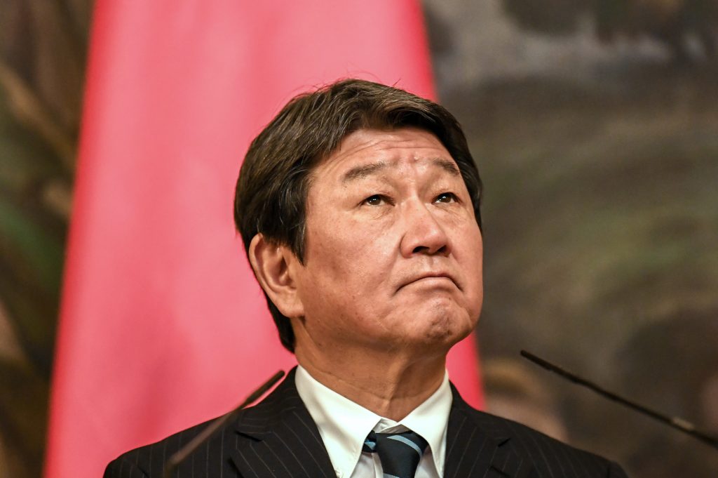 茂木氏は１１日、蔡氏再選を受けて「民主的な選挙の円滑な実施と同氏の再選に祝意を表する」との談話を発表した。(AFP)