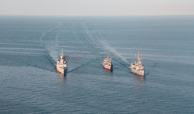 合同演習では、海軍の自衛手段についても集中的に訓練が行われた。 (写真: SPA/提供)