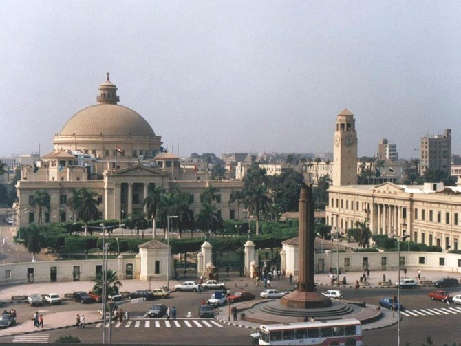 カイロ大学はエジプトで最も古い高等教育機関の1つ。(Courtesy: Al-Masry El-Youm)