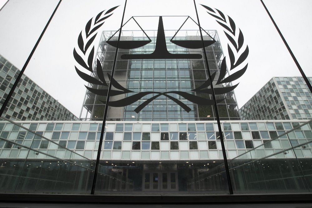 オランダ、ハーグの国際刑事裁判所(ICC)。(AP)
