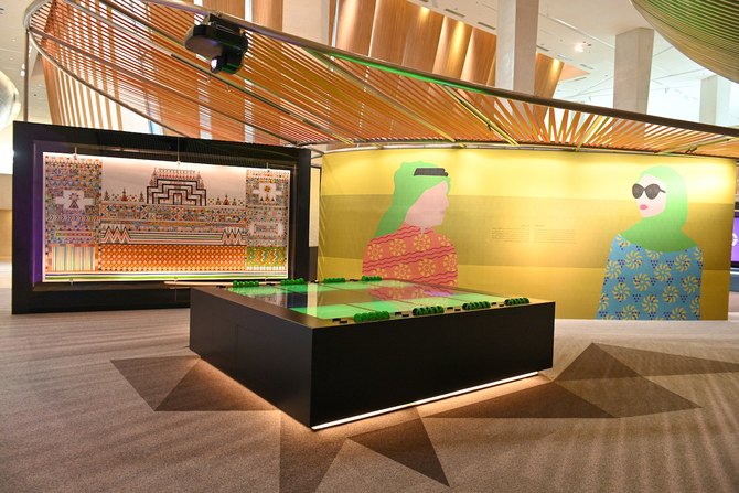 ハイテクを駆使した展示会というのは文化や伝統遺産の展示会としては珍しく、特にアラビア湾岸諸国ではあまり見られない。（外部提供）