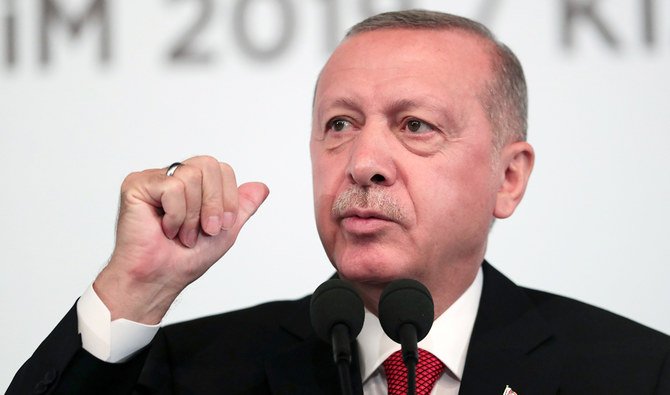 トルコのレジェップ・タイイップ・エルドアン大統領(AP)