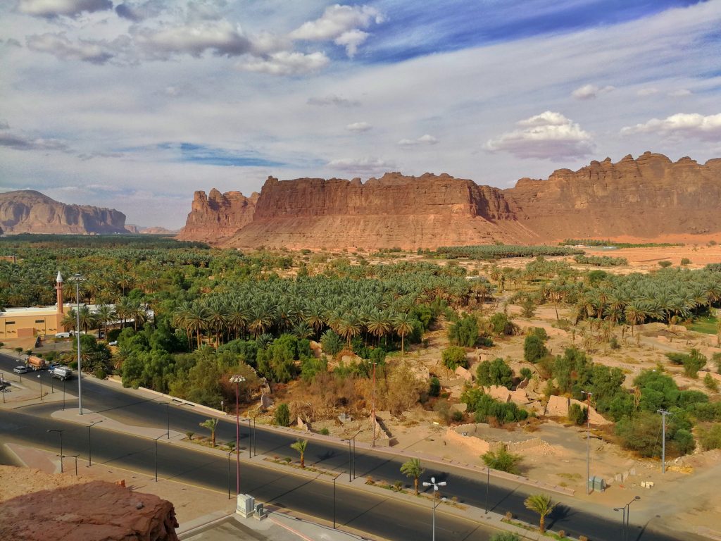 サウジアラビアのアルウラの風景（供給写真）