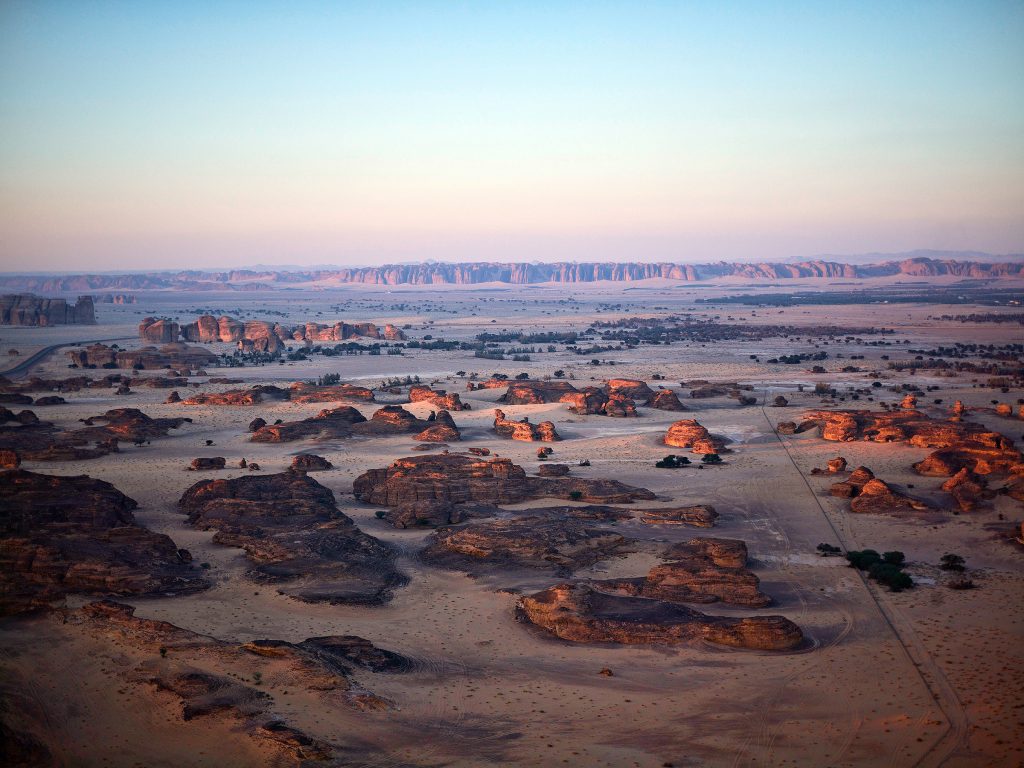 サウジアラビアのアルウラの風景(供給写真)