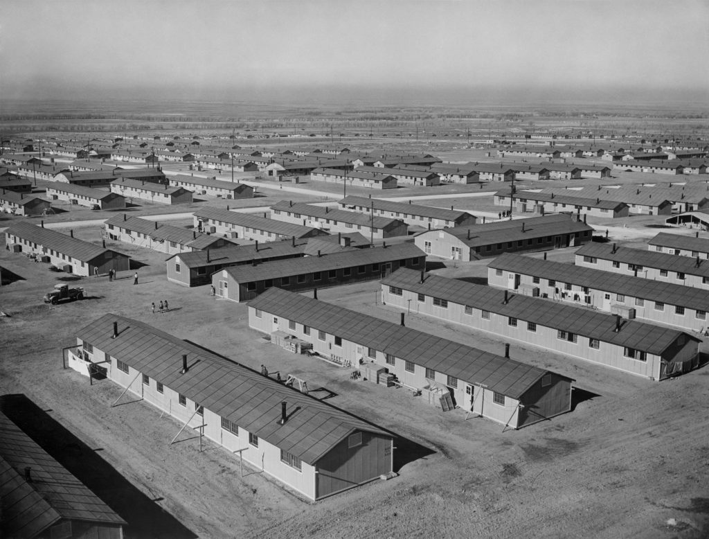 グラナダ戦争転住所（強制収容所）、第二次世界大戦中の日系米国人の強制収容所の正式名称。（シャッターストック）