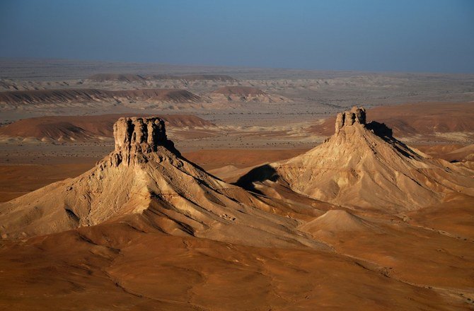 サウジアラビアのワディ・アド・ダワシルとハラドの間の風景(AFP/ファイルフォト)