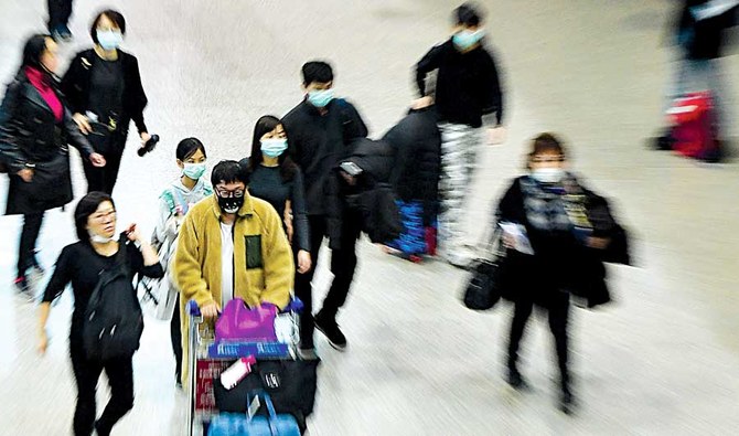 中国が致死性の新型コロナウイルス拡大の阻止に苦慮するなか、多くの航空会社が中国へのフライトを停止したり減らしたりしている。（ロイター通信）