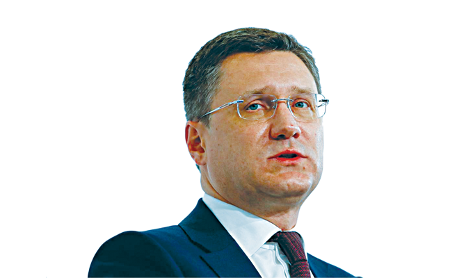 ロシアのアレクサンドル・ノヴァク・エネルギー相 (AFP)