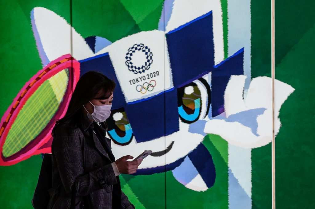 大会を資金面で支えるスポンサー各社は引き続き五輪を応援する姿勢だ。(AFP)