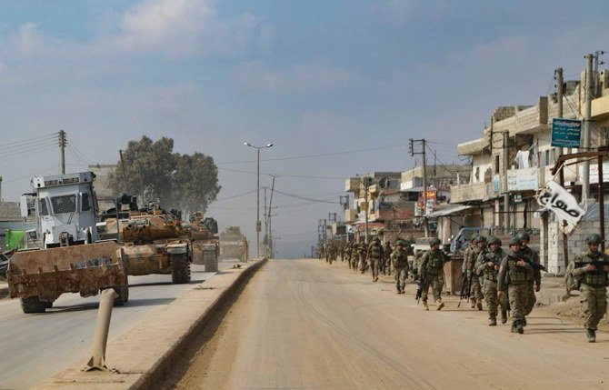トルコ軍によれば、施設はアレッポの南方13㎞に位置する。（ファイル/AFP）