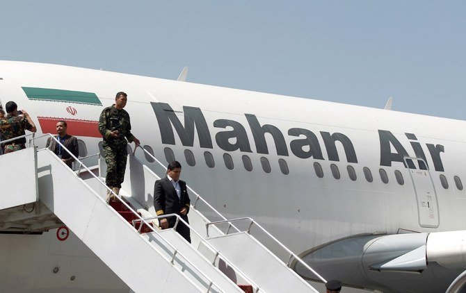 ラジオ・ファルダーの報道によると、イラン・マーハーン航空は過去3週間にわたり中国の4都市への航空便を運航しつづけた。（AFP）