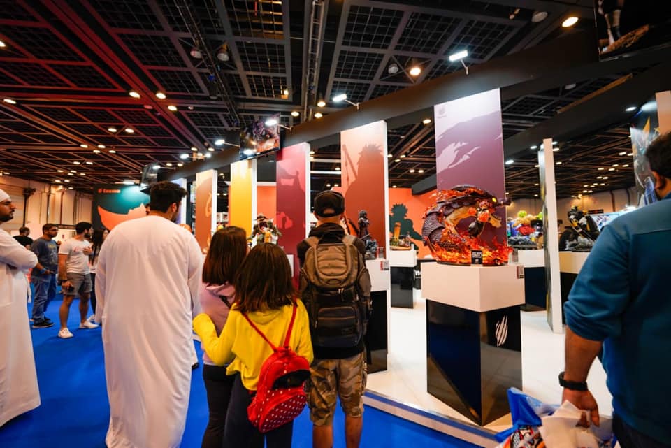 MEFCC2020のLittle Things社ブース。 （AN Photo）