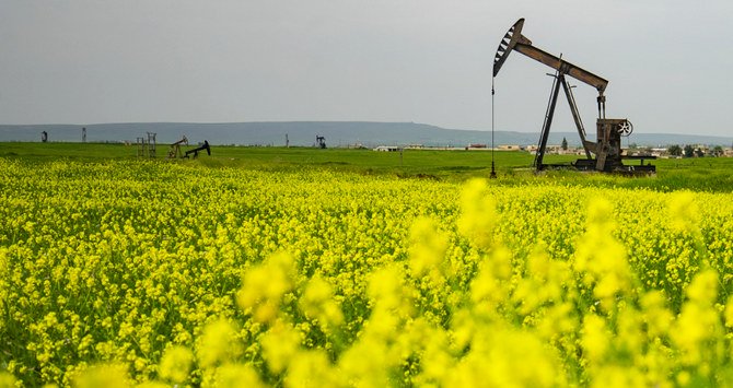 ウエスト・テキサス・インターミディエイト（WTI）は20.5%上昇した。(AFP)