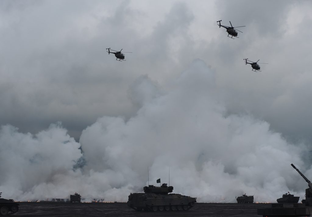 その上で「日本は今でもミサイル防衛で模範のパートナーだ」と語った。 (AFP)