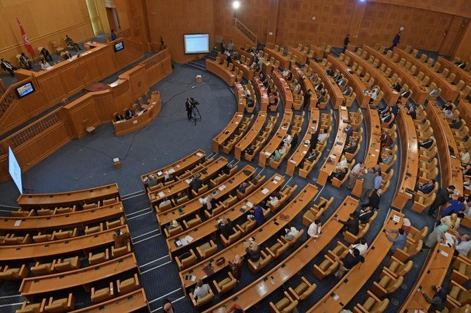 この動議は、議会で217議席のうち19議席を占める少数野党であるイスラム教徒の政党、アルカラマ党が提出していた。（ファイル/AFP）