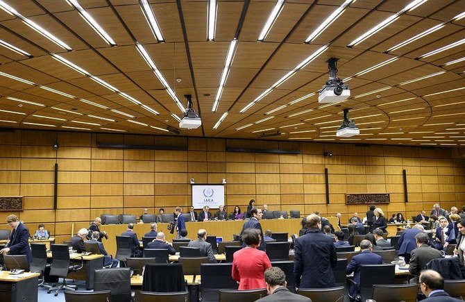 ウィーンに本拠を置く国際原子力機関（IAEA）は今月初めに公表した報告書で、イランが施設への査察を拒否していることに対し「深刻な懸念」を表明した。（ファイル/ AFP）