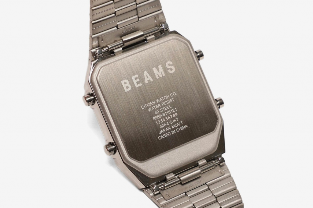 コラボで開発されたアナデジテンプ腕時計。オリジナルは40年前に発売されたものだが、様々なモダンな要素を備える。 （発売元：ビームス）