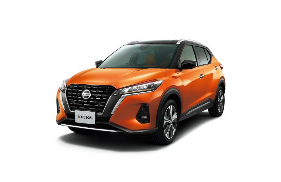 日産自動車がオンラインで発表した新型の小型SUV(スポーツ用多目的車)。(Nissan)