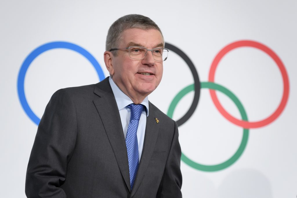新型コロナの感染予防策やコスト削減の観点から、ＩＯＣと組織委員会は２００以上の項目について大会の簡素化を検討している(AFP)