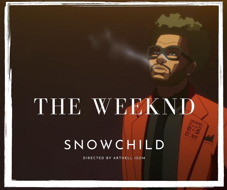 アニメ化されたビデオは、The Weekndのアルバム『After Hours』に収録された『Snowchild』の歌詞に合わせて流れる。（Instagram/dartshtajio）