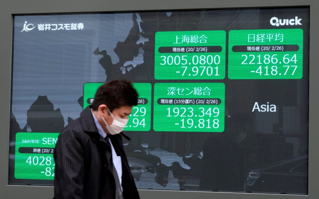 上海、東京、香港、オーストラリアの株価指数はすべて上昇した。（AFP）