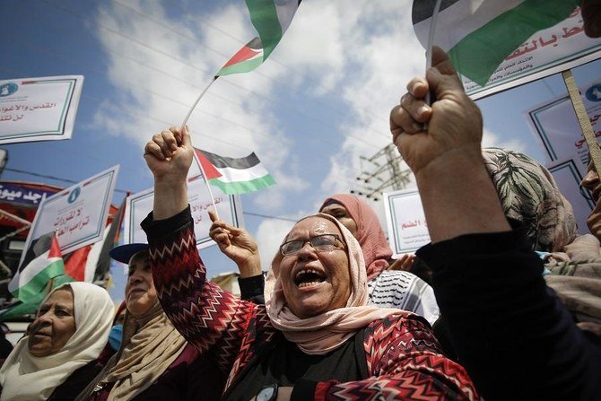 多数の国々といくつかの国際機関が、イスラエルのヨルダン川西岸の一部を併合する計画について懸念を表明。 (ファイル/ AFP)