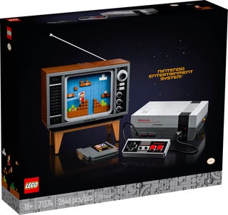 レゴと任天堂のコラボ商品として近日発売予定の「Lego Nintendo Entertainment System」。(レゴグループ)