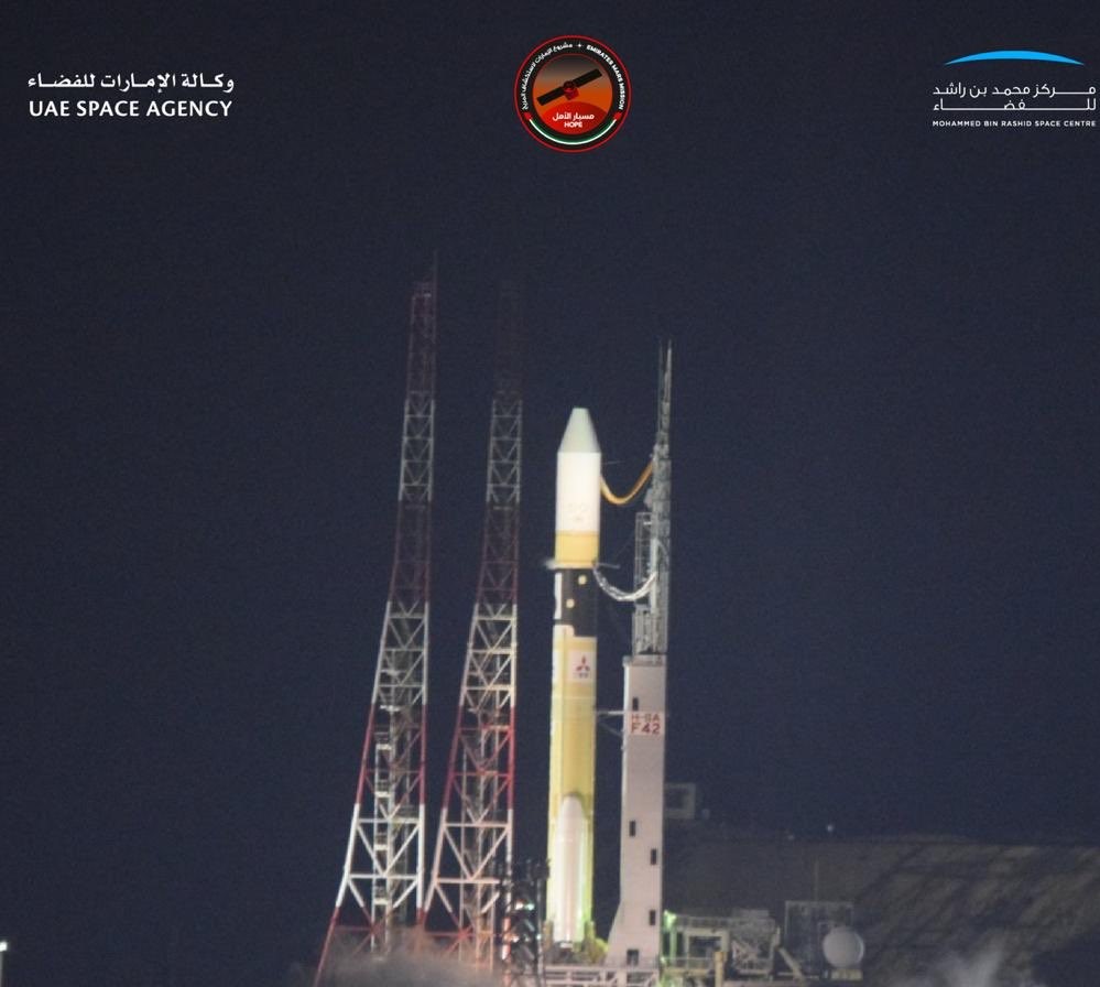 UAEの宇宙機関とMBRSは、UAE火星探査機の打ち上げ日時を2020年7月20日に設定したと発表した。(UAE宇宙機関)